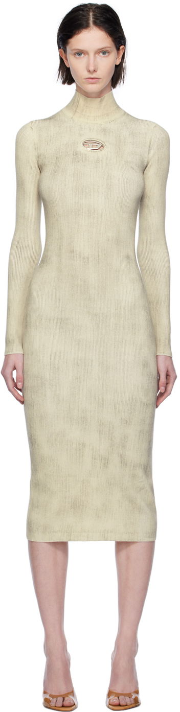 Pокля Diesel M-Zary-C Midi Dress Бежово | A12609 0LIAK, 0
