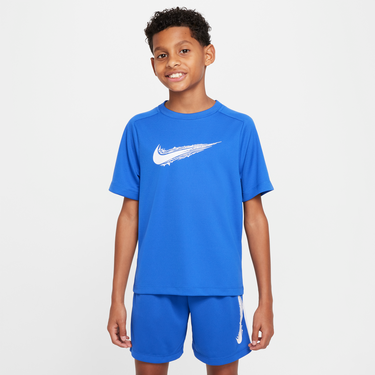 Тениска Nike Dri-FIT Multi Short Sleeve T-Shirt and Shorts Set Синьо | HF8100-480, 1