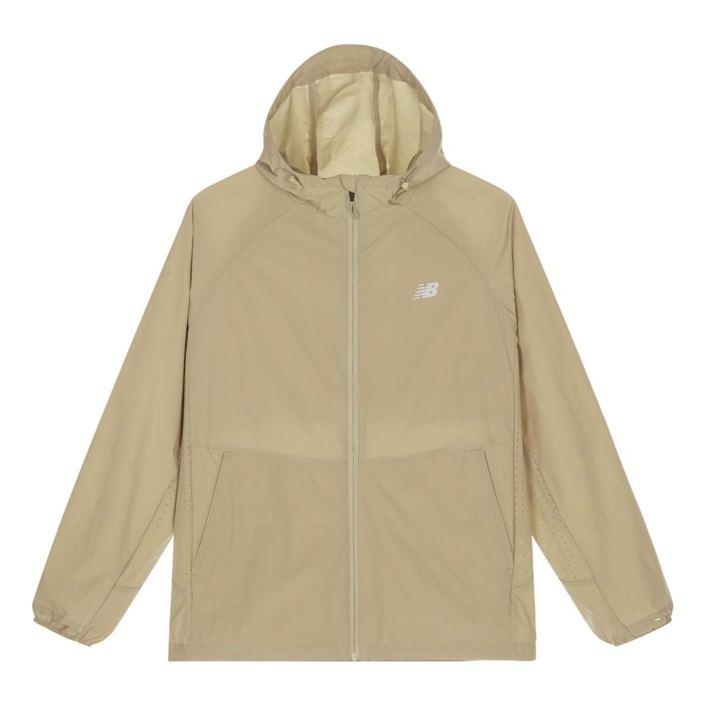 Ветровка New Balance Hooded Running Jacket Бежово | NAE24101-BWN, 0