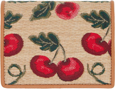 Портфейл Valentino Valentino Garavani VLogo Signature Cherryfic Jacquard Wallet Бежово | 6W0P0AJ3CJR, 1
