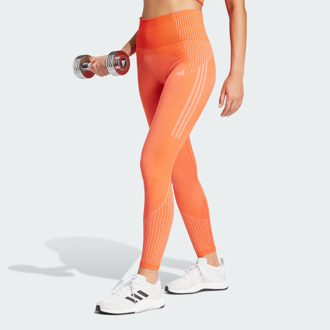 Клинове adidas Originals Seamless Branded 7/8 Оранжево
 | IA1942, 1
