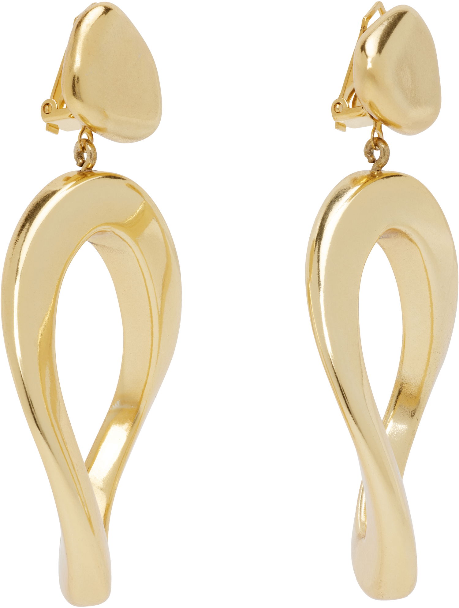 Обеци Max Mara Max Mara Gold Gommoso Drop Earrings Металик | 2514751072600, 1