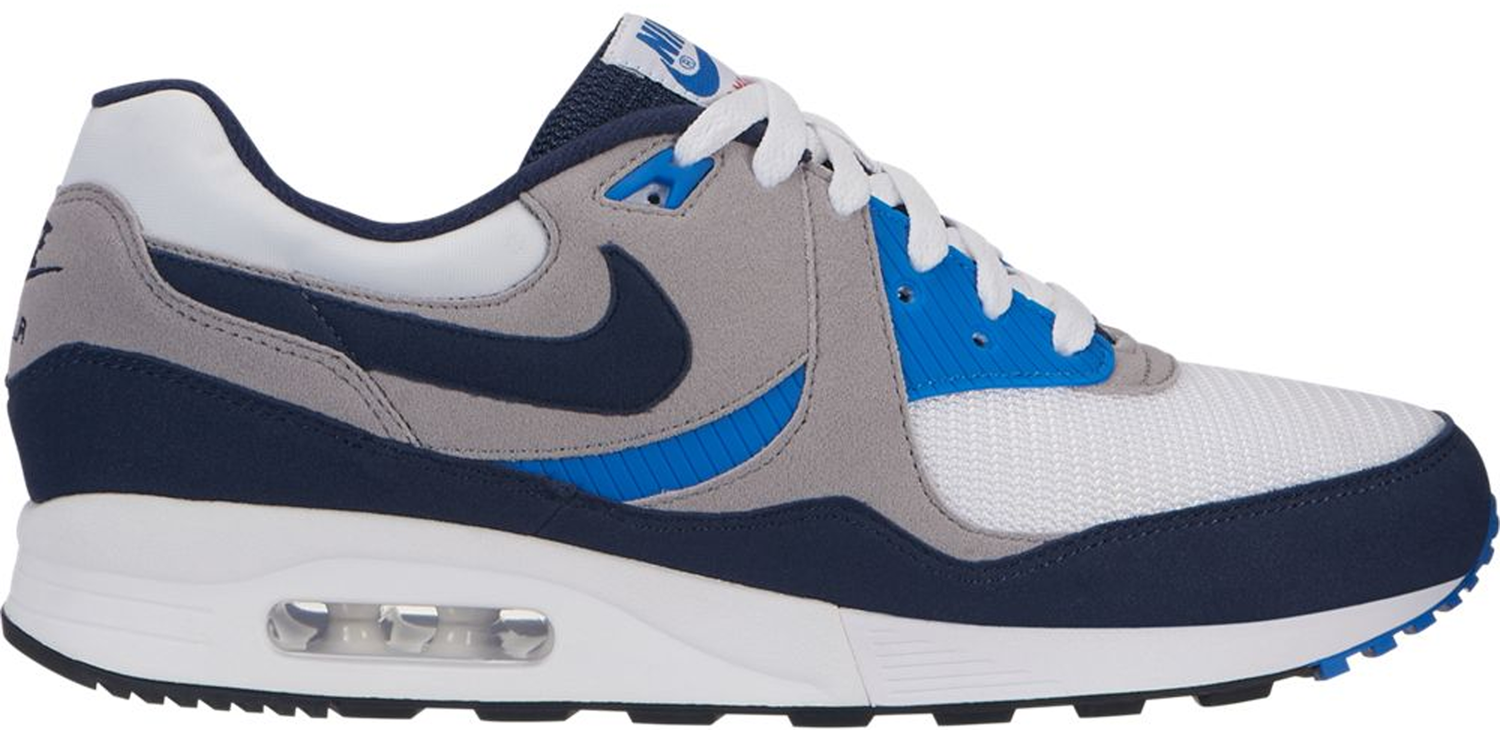 Кецове и обувки Nike Air Max Light White Obsidian Atmosphere Grey Синьо | AO8285-100, 0