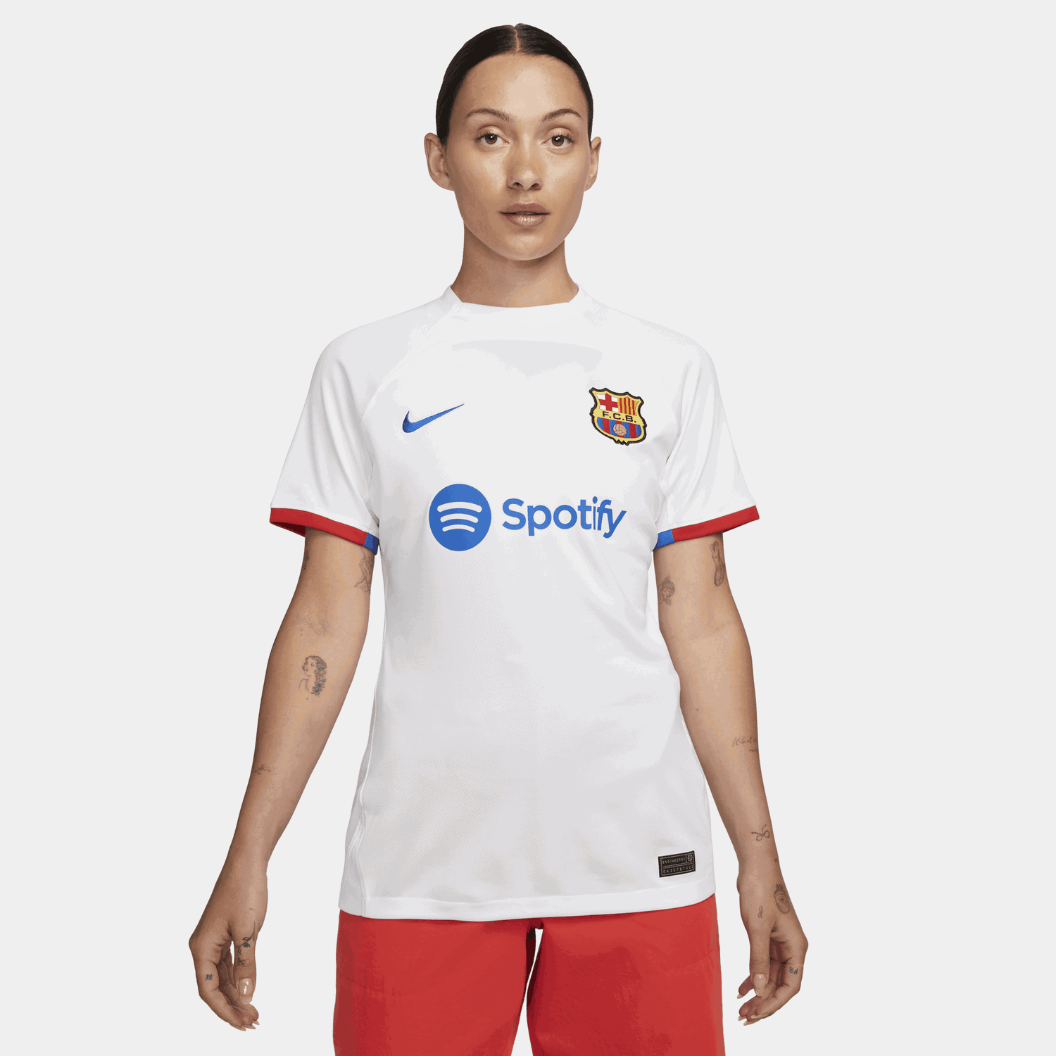 Фланелка Nike Dri-FIT FC Barcelona Stadium 2023/24 Бяло | DX2728-101, 0