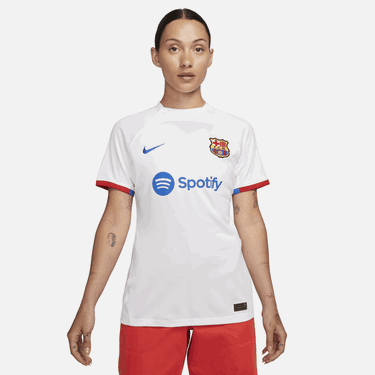 Фланелка Nike Dri-FIT FC Barcelona Stadium 2023/24 Бяло | DX2728-101, 0