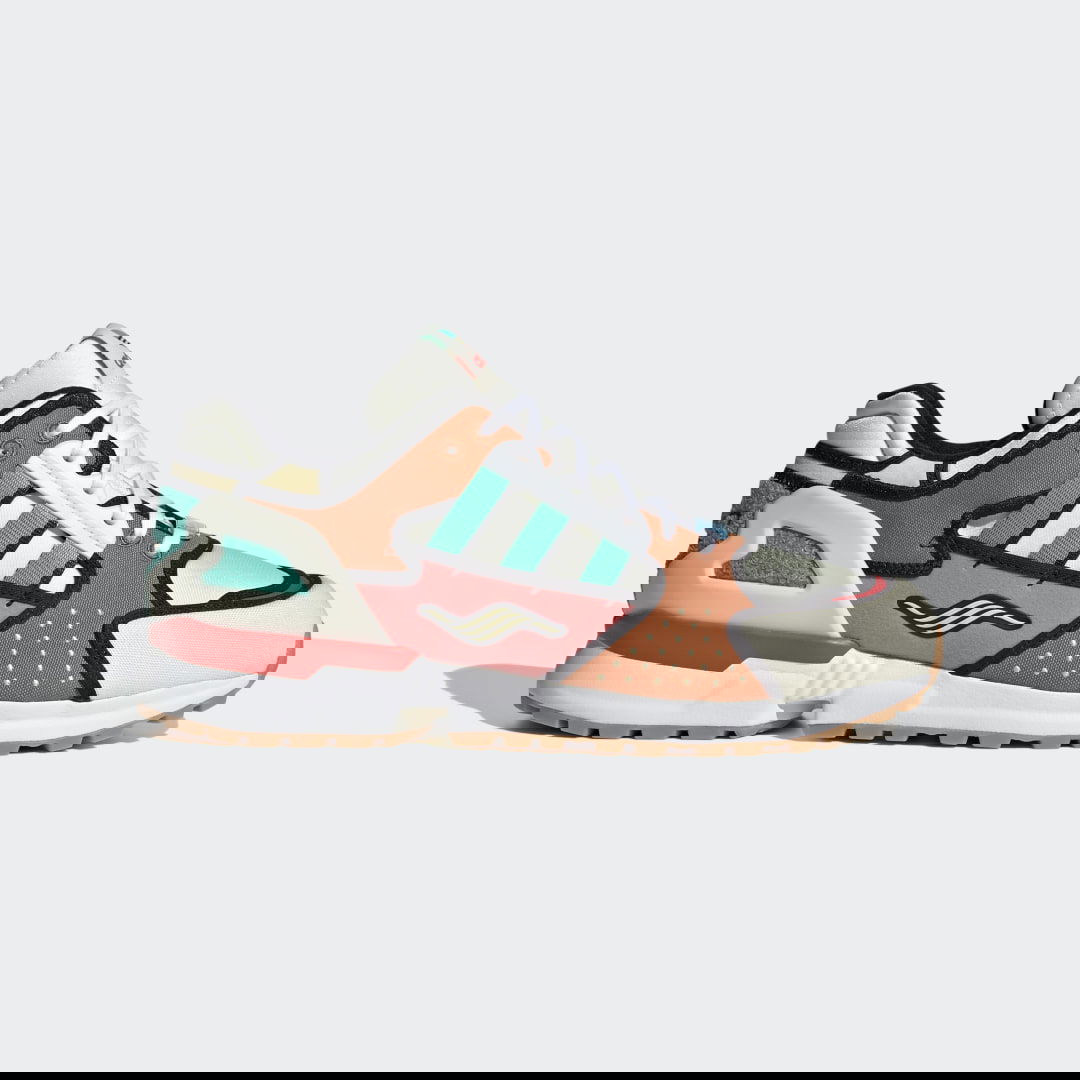 Кецове и обувки adidas Originals The Simpsons x ZX 10000 "A-ZX Series - Krusty Burger" Многоцветен | H05783, 0