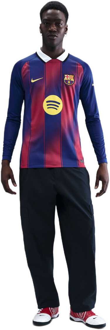 Фланелка Nike FCB Nike Long Sleeve Jersey Синьо | hj4611-456, 4