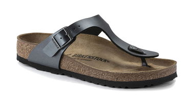 Кецове и обувки Birkenstock Gizeh "Metalic Black" Черно | 1021428, 0