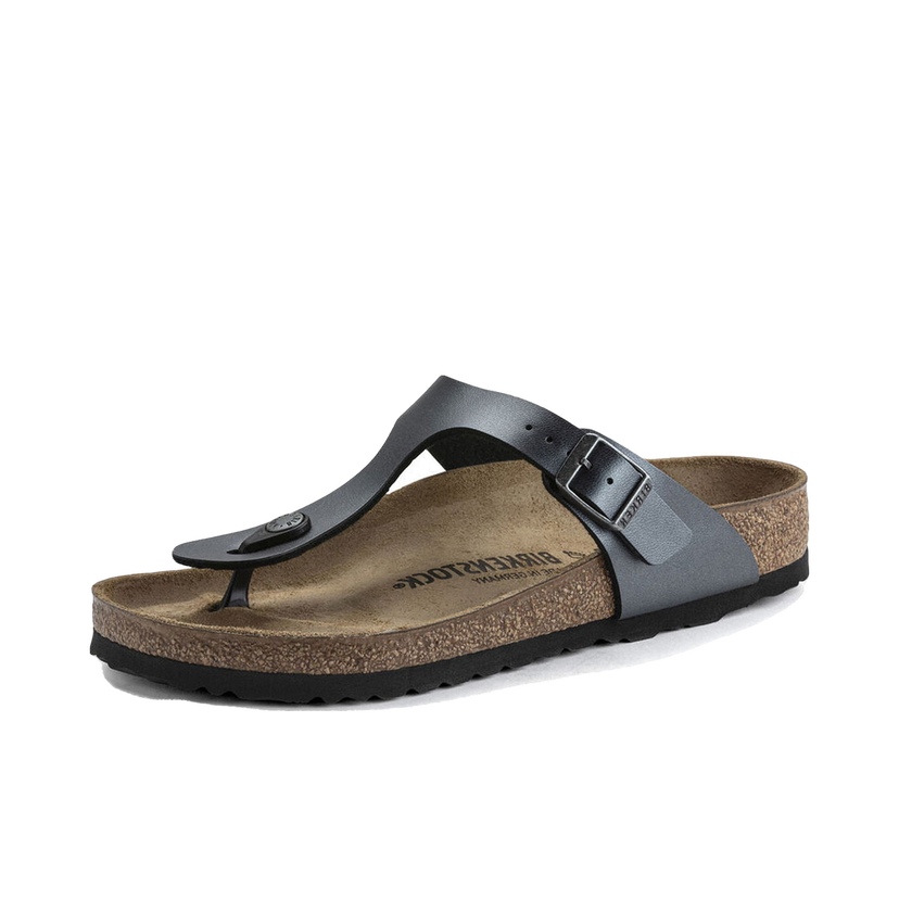 Кецове и обувки Birkenstock Gizeh "Metalic Black" Черно | 1021428