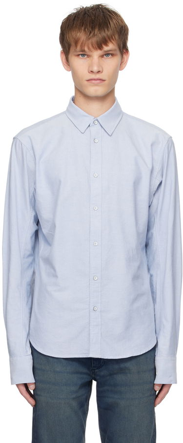 Риза rag & bone Rag & Bone Engineered Button-Up Shirt Синьо | MBW23SA422X2ML, 0