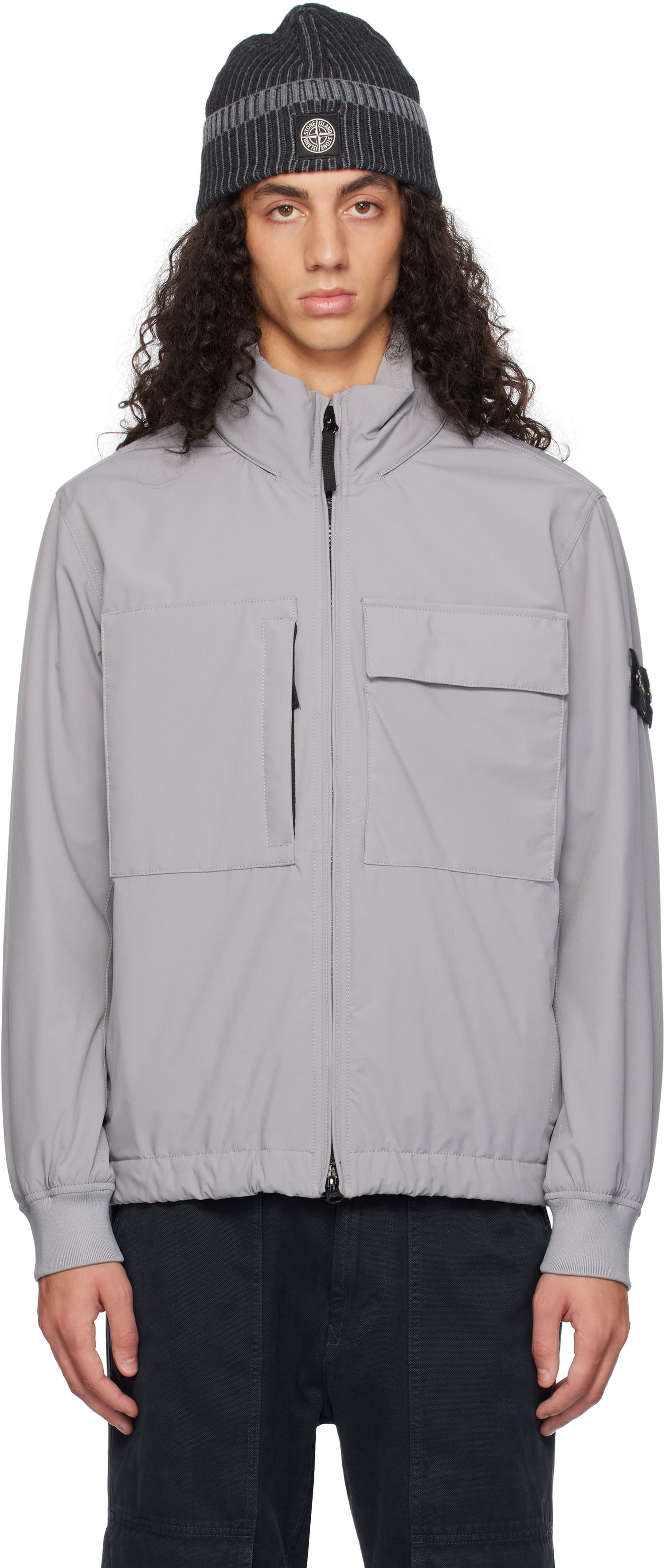 Ветровка Stone Island Insulated PrimaLoft Jacket Сиво | 811540527, 0