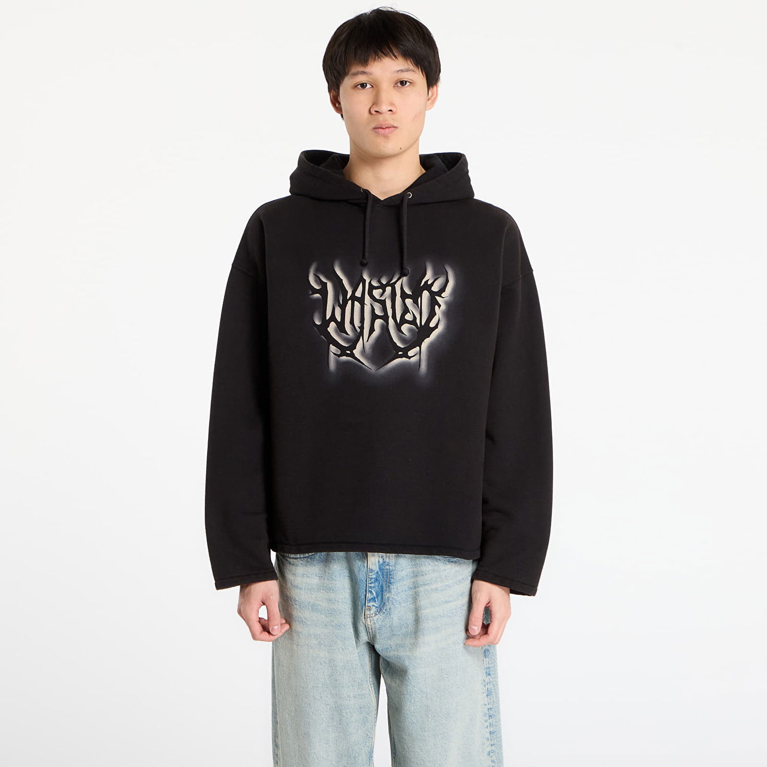 Суитчър Wasted Paris Sword Straight Hoodie Черно | WP_000332, 0