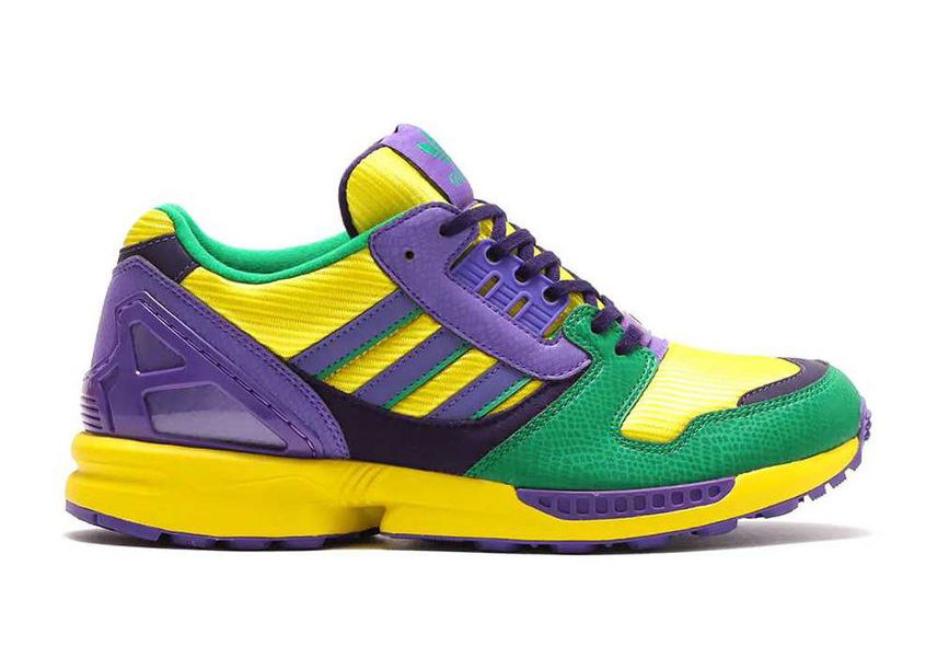Кецове и обувки adidas Originals ZX 8000 Atmos G-SNK Brazil Лилаво | GX7185, 0