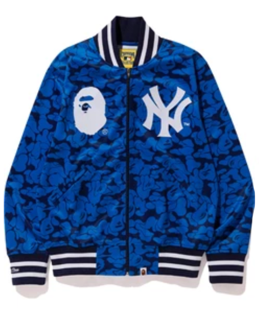Яке BAPE Mitchell & Ness x Yankees Jacket Синьо | 001LJF731910XBLU, 0