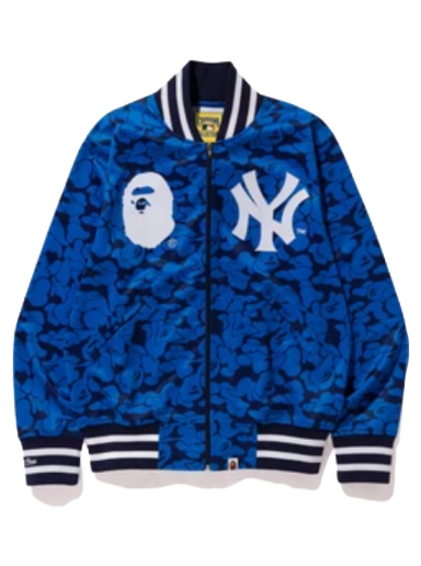 Яке BAPE Mitchell & Ness x Yankees Jacket Синьо | 001LJF731910XBLU
