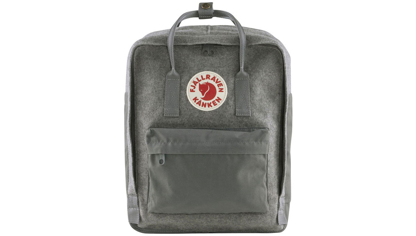 Раница FJÄLLRÄVEN Kånken Re-Wool Laptop 15" Сиво | F23328-027, 1