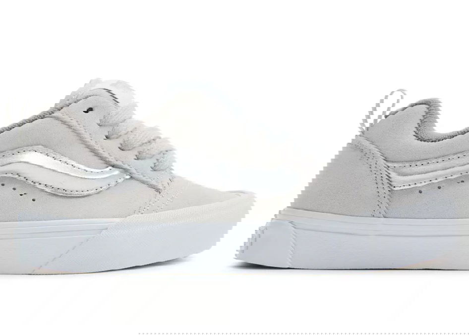 Кецове и обувки Vans Knu Skool Metallic Silver Сиво | VN0009QCX1K, 0