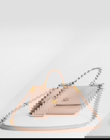 Чанта през рамо Dolce & Gabbana My Sicily Structured Top Handle Shoulder Bag Розово | BB7864B732180095, 2