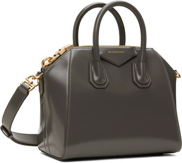 Голяма пазарска чанта Givenchy Mini Antigona Leather Shoulder Bag Сиво | BB50TNB13A025, 1