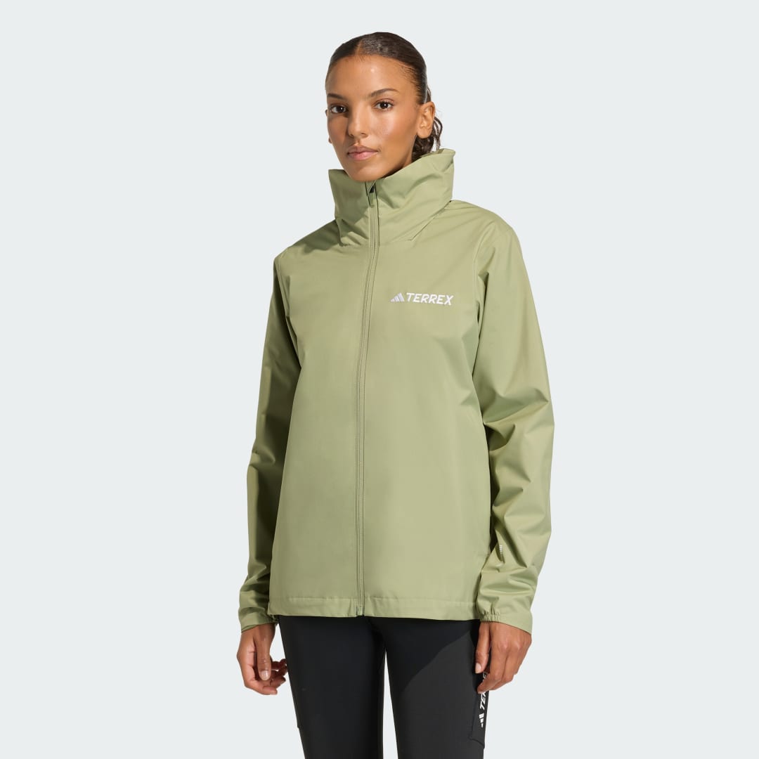 Дъждобран adidas Performance Multi Essentials 2L Rain Jacket Зелено | KA7048, 0