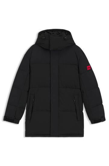 Пухо яке BOSS Water-repellent Down Coat Черно | 50547890, 0