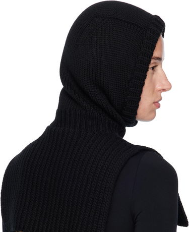 Шапка Moncler Wool Balaclava from Moncler Genius x EE72 Collection Черно | K24033G00001M6727, 2