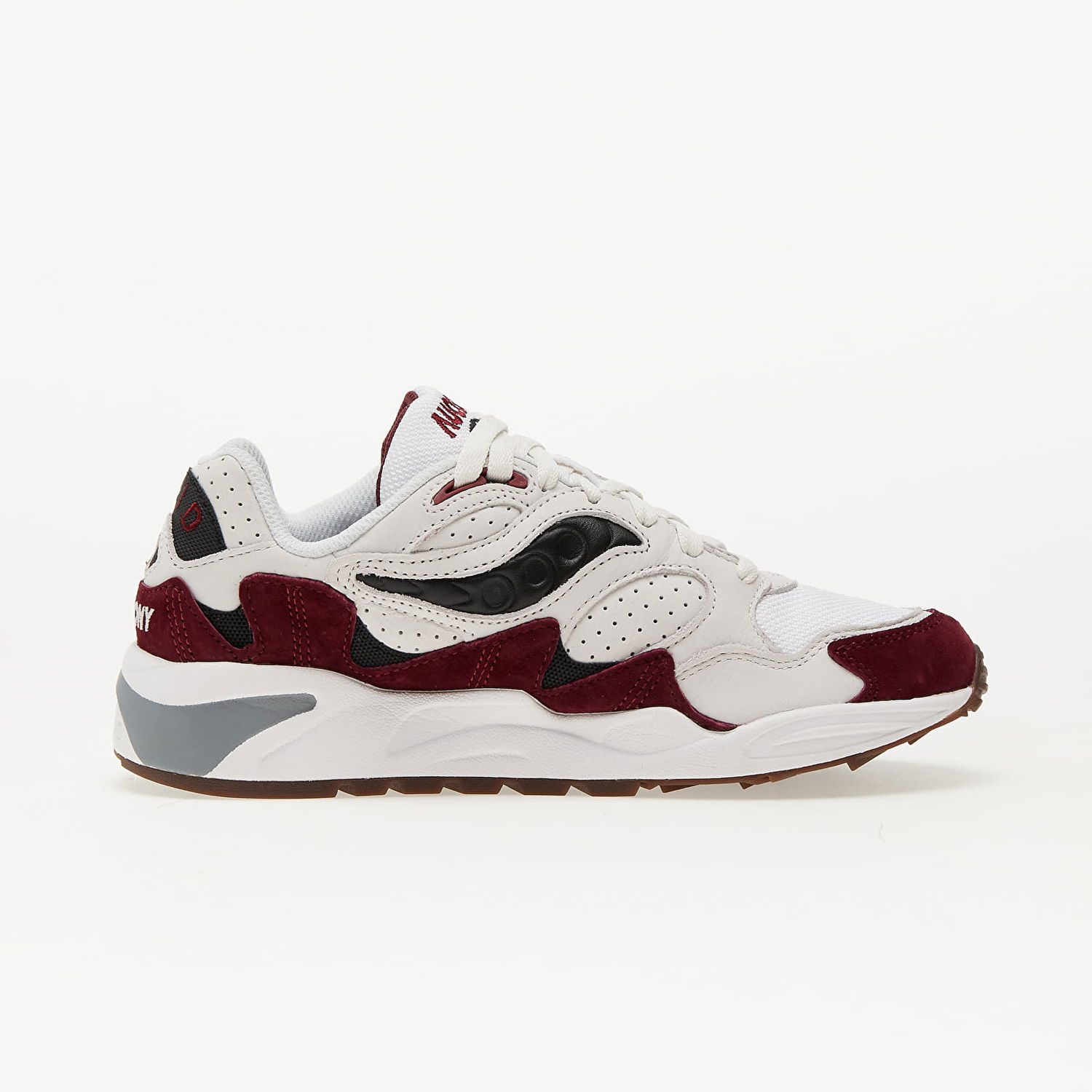 Кецове и обувки Saucony Grid Shadow 2 Cream/ Red Бургунди | S70773-2, 1