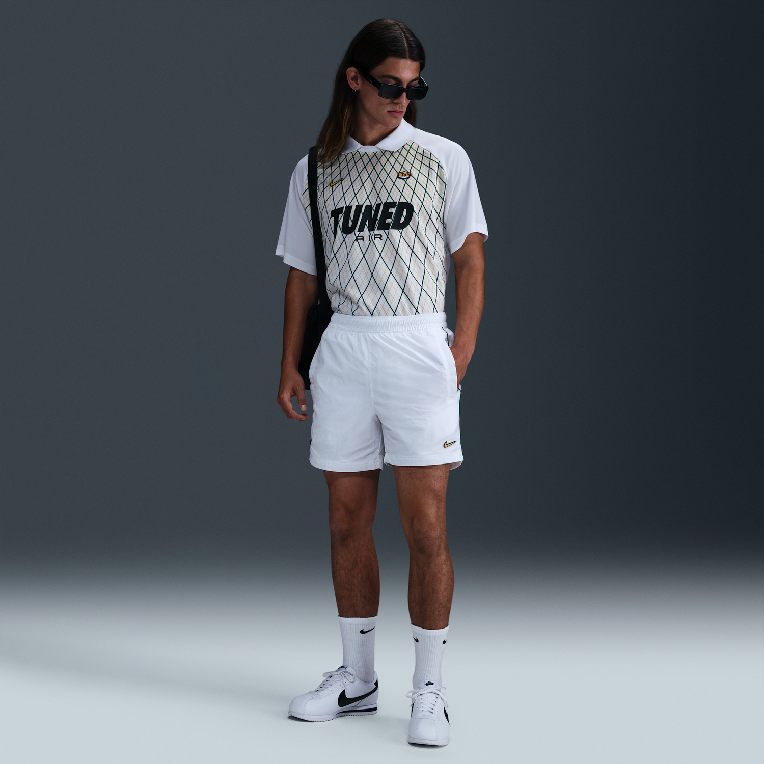 Фланелка Nike Sportswear Woven Shorts Бяло | IB8679-100, 0
