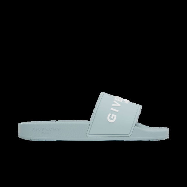 Blue Rubber Slides