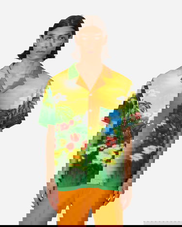 Риза Stockholm (Surfboard) Club Airbrush Flowers Shirt Многоцветен | SM4139 1, 0