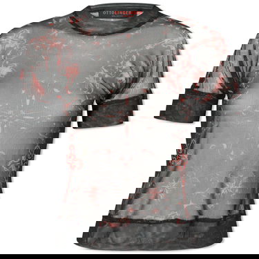 Тениска Ottolinger Ottolinger Mesh T-Shirt Черно | 100119-SKRIBB, 0
