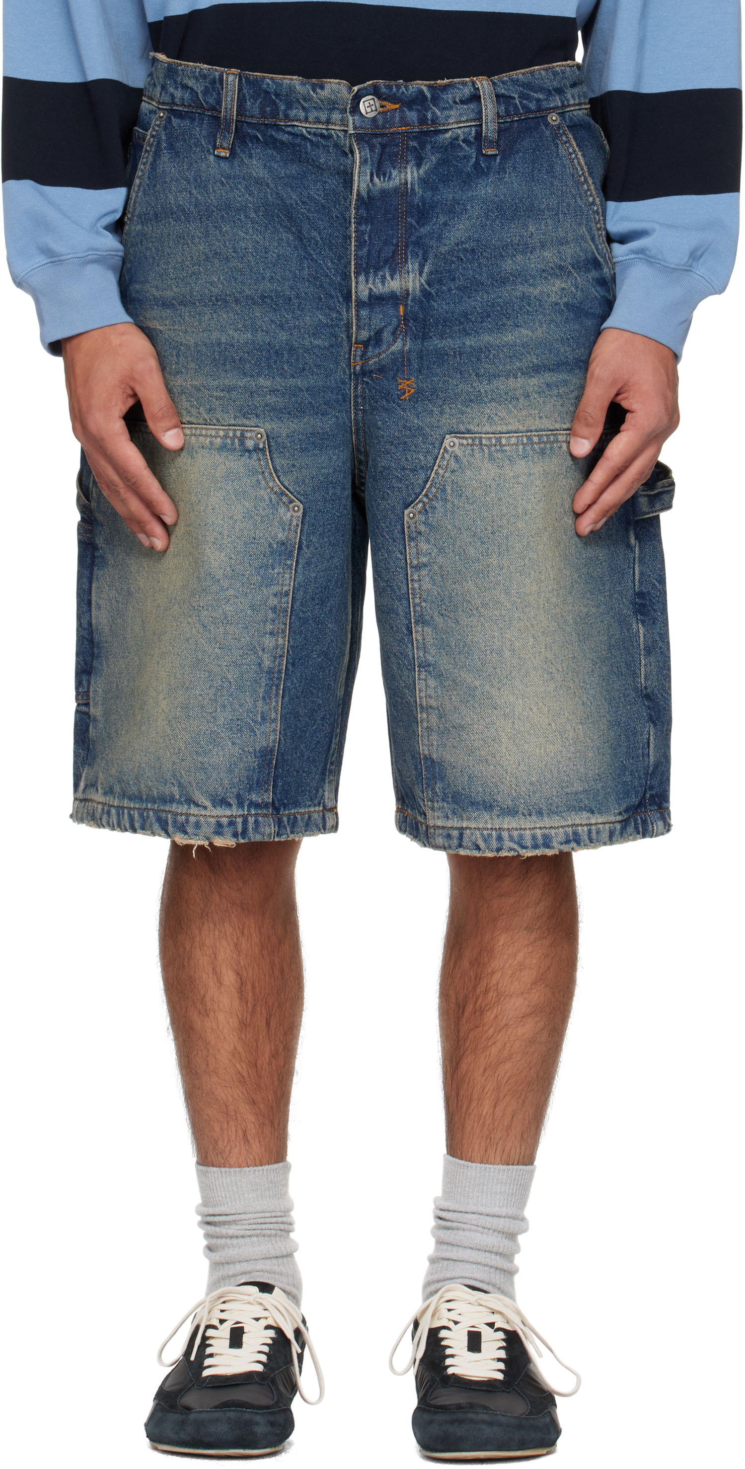 Къси панталони Ksubi Maxx Operator Rodeo Denim Shorts Синьо | MFA25WA015, 0