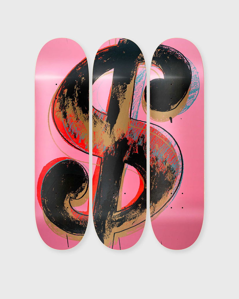 Skate The Skateroom Andy Warhol Dollar Sign Pink Deck Многоцветен | 5407006112532