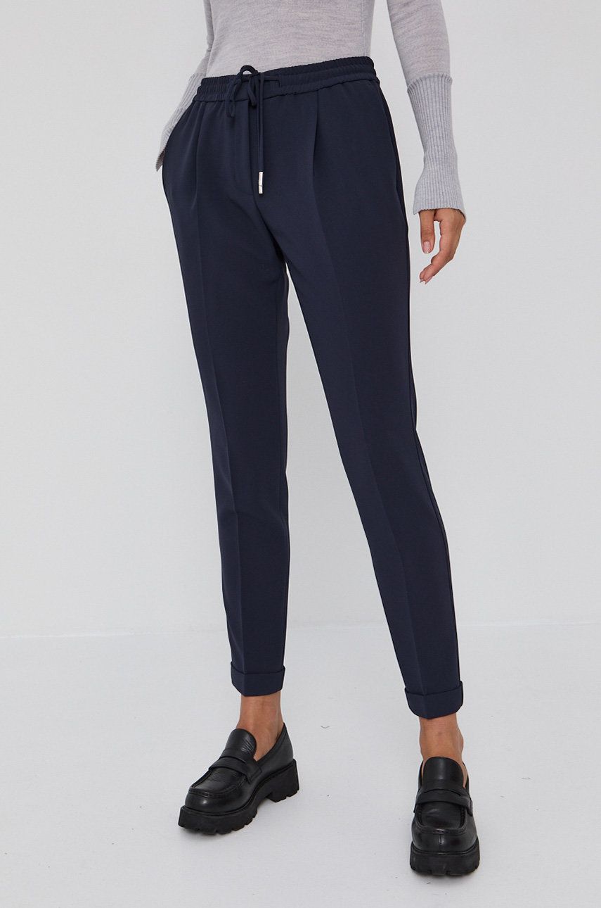 Панталони BOSS High Waist Pants Тъмно синьо | 50427841, 0