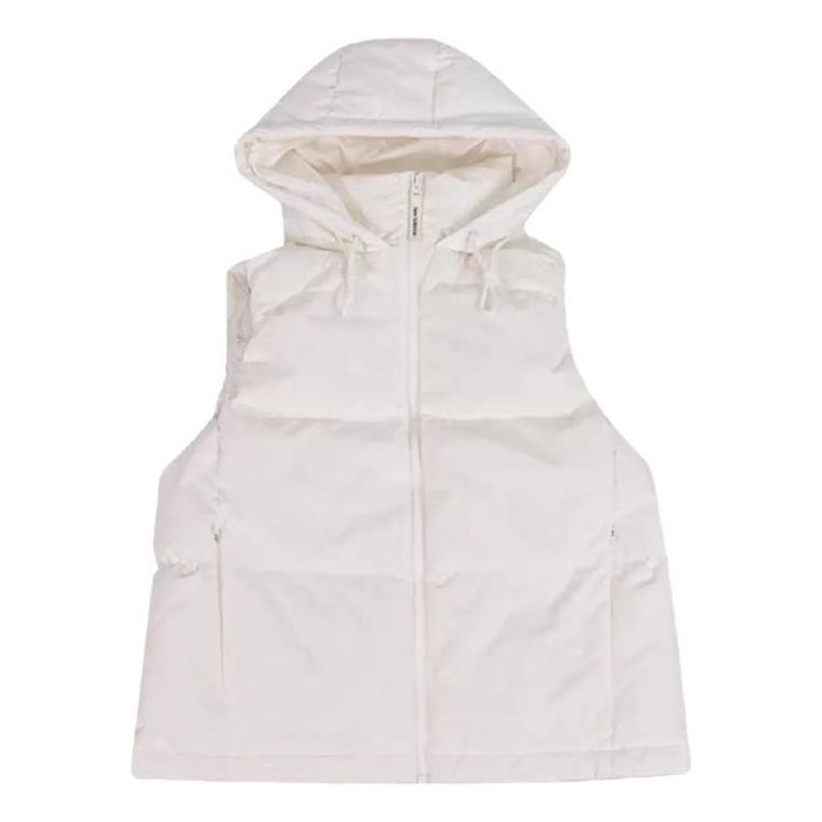 Жилетка New Balance Hooded Padded Vest Бяло | NJD44252-WT