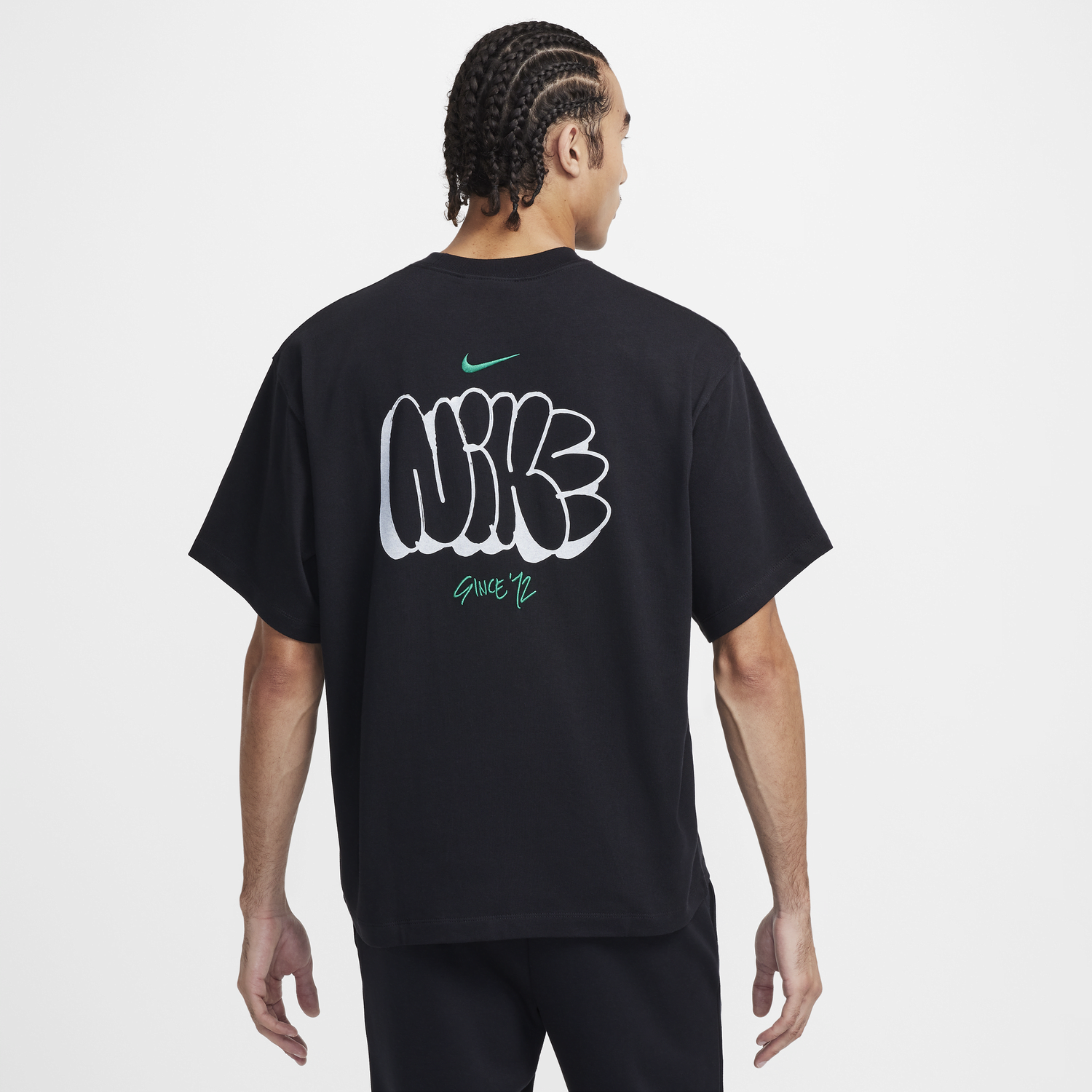 Тениска Nike Solo Swoosh T-Shirt Черно | HQ4182-010, 1