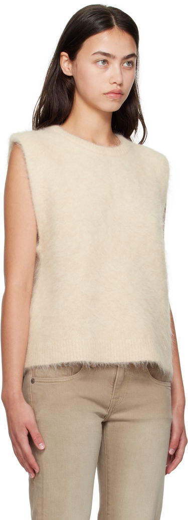 Жилетка R13 R13 Deep Armhole Knit Vest Бежово | R13WY294-Y197A, 1