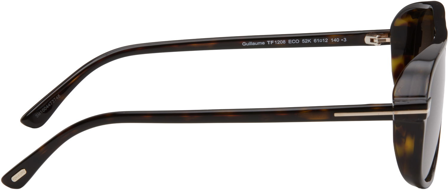Слънчеви очила Tom Ford Tom Ford Guillaume Sunglasses Кафяво | FT1208_6152K, 1