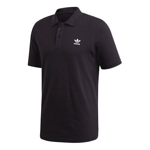 Поло тениска adidas Originals Originals Short Sleeve Casual Polo Shirt Черно | GD2551