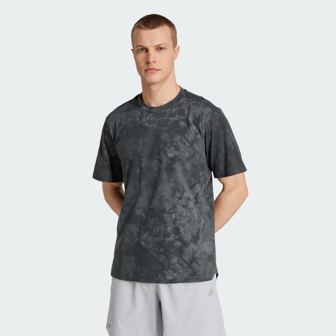 Тениска adidas Performance Power Graphic T-Shirt Сиво | JX6284, 0