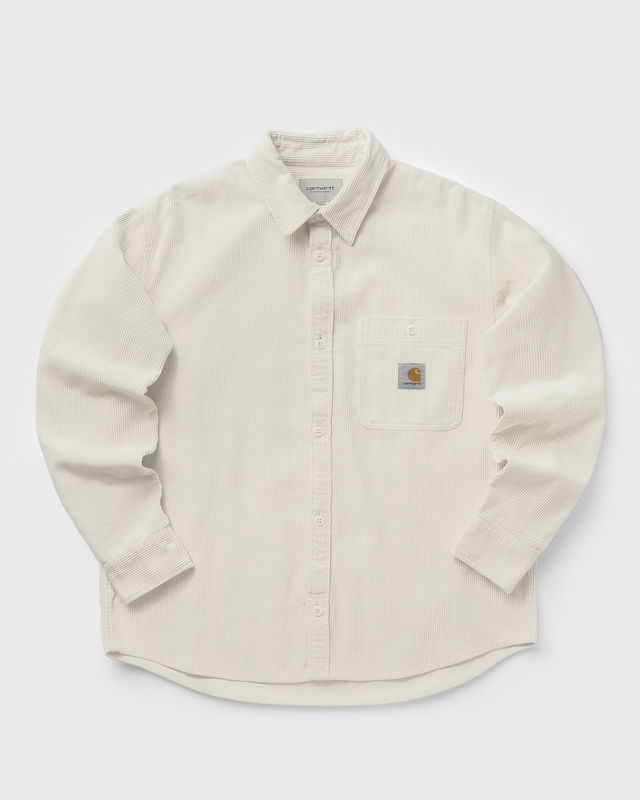 Long Sleeve Flint Corduroy Button-Up Shirt with Chest Pocket