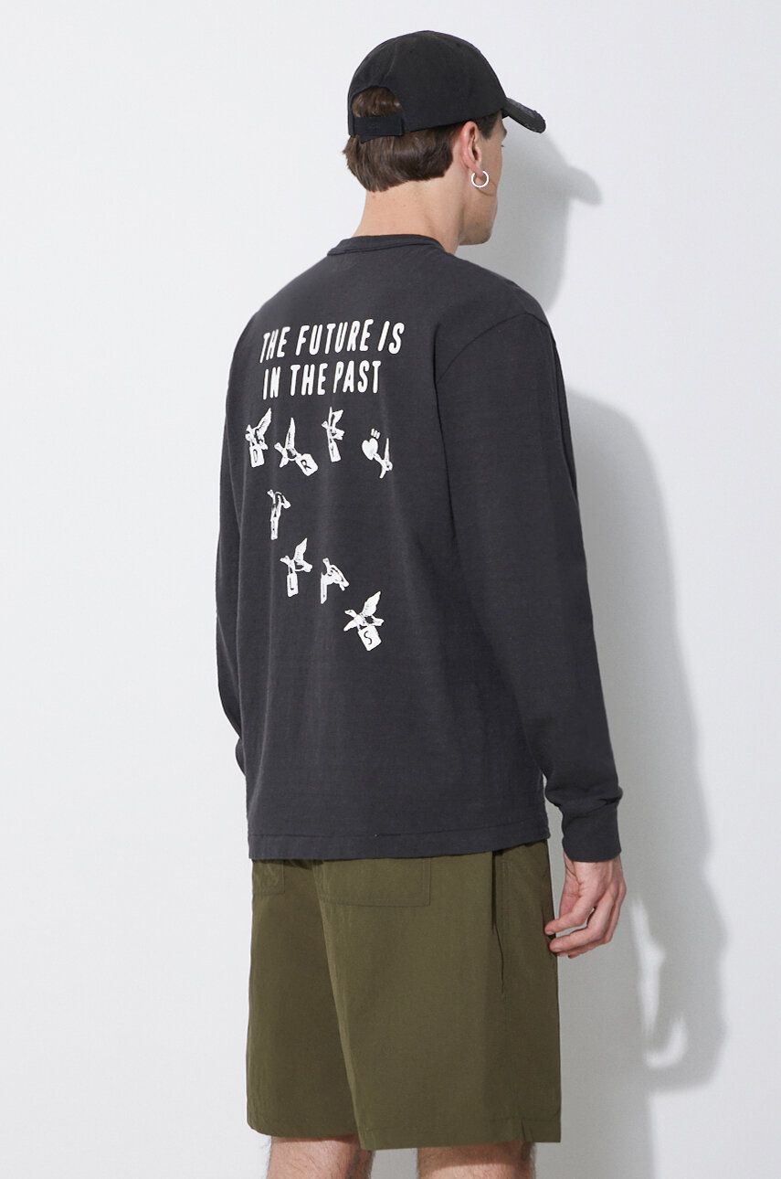 Тениска Human Made Graphic Longsleeve T-Shirt Черно | HM27CS012, 0