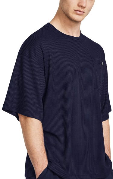 Тениска Under Armour UA Rival Waffle Crew-BLU Тъмно синьо | 1383106-410, 0
