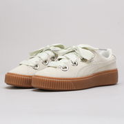 Platform Kiss Suede Wn's blue flower - silver