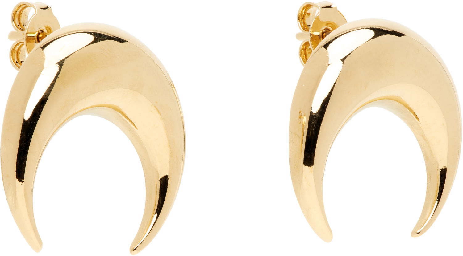 Обеци Marine Serre Moon Stud Earrings Металик | UJW074ARMET0002, 1
