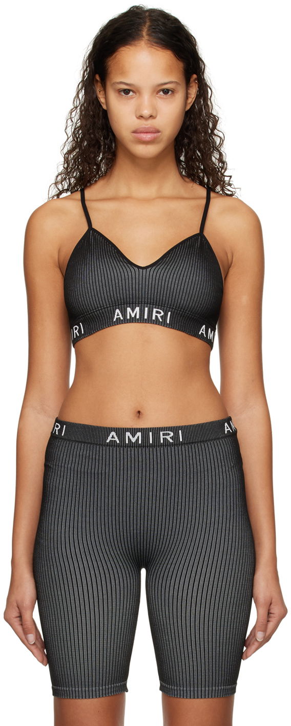 Сутиен AMIRI Seamless Sport Bra Черно | PS23WKU002-001