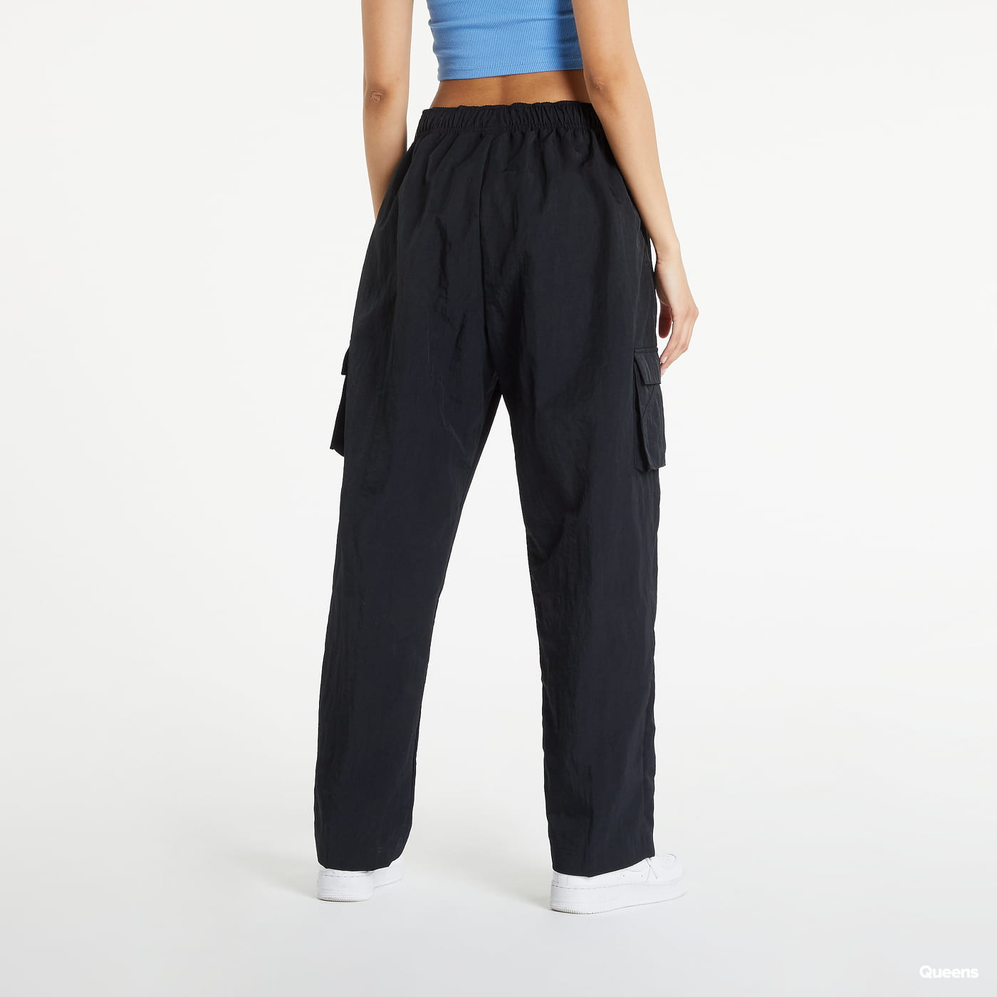 Спортни панталони Nike Sportswear Essential Woven Oversized Pants Черно | DO7209-010, 1