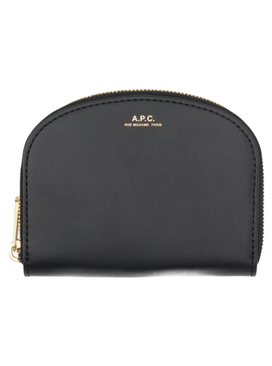 Портфейл A.P.C. Demi-Lune Compact Черно | PXAWV-F63219