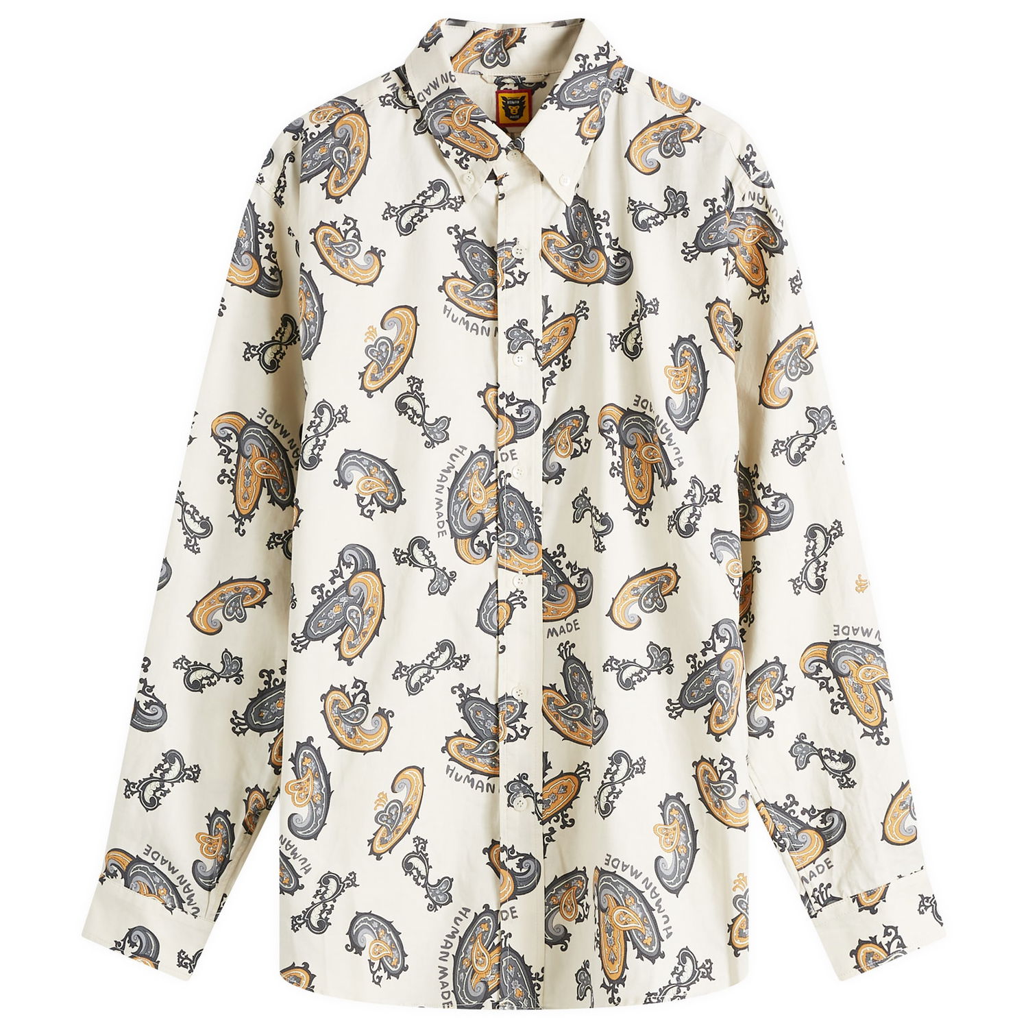 Риза Human Made Paisley BD Shirt, Size Large Бяло | HM28SH008-WH, 0