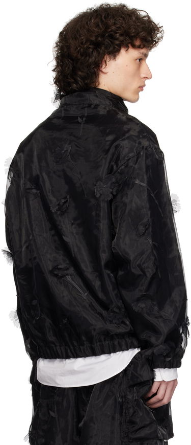 Ветровка Simone Rocha Simone Rocha Carnation Organza Cagoule Jacket Черно | 6123 1245, 2